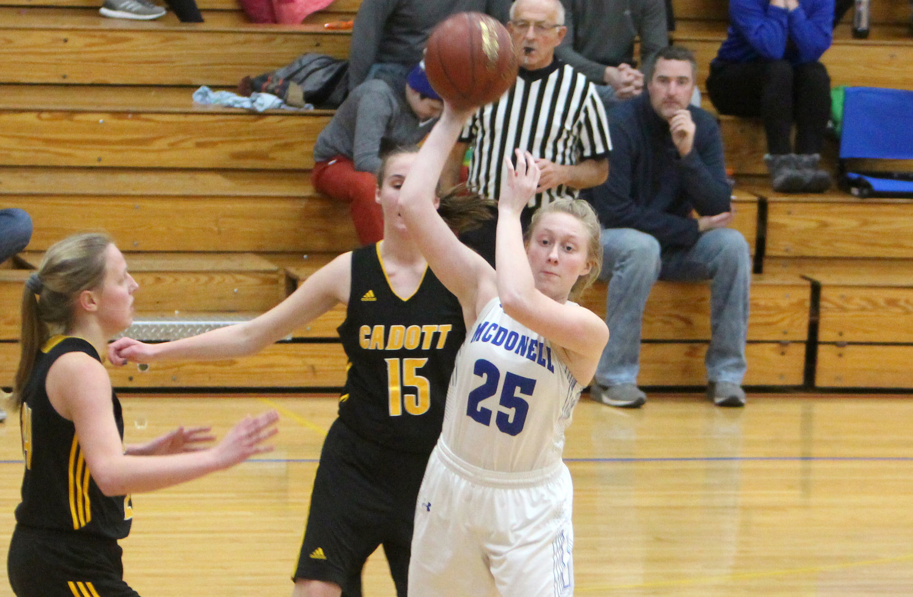 Cadott at McDonell girls basketball 1-3-19